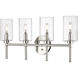 Chastine 4 Light 25.5 inch Polished Nickel Vanity Light Wall Light